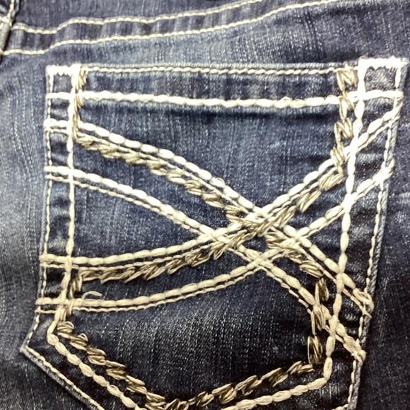 Ariat 30R Dark Blue Boot Cut Jeans - Picture 8 of 16